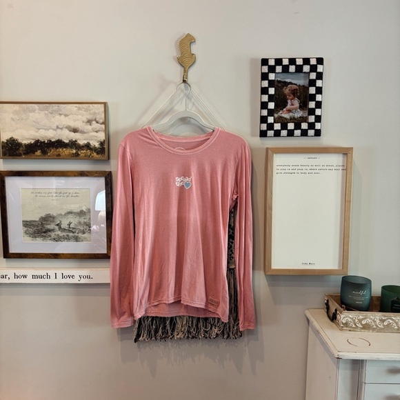 life is good “spread the love” faded longsleeve tee - Picture 1 of 8